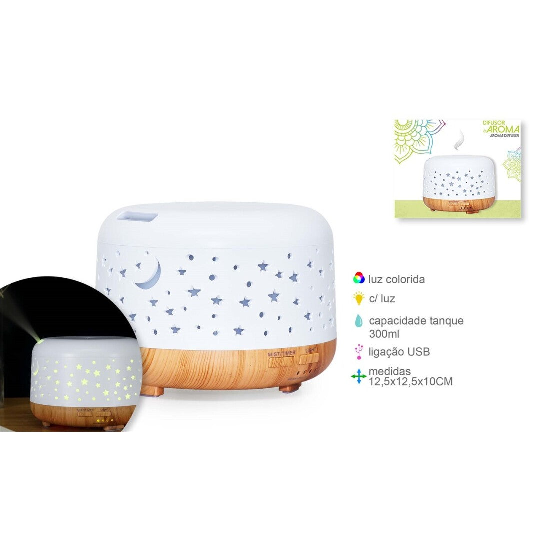 HUMIDIFICADOR E DIFUSOR DE AROMAS - ESTRELAS