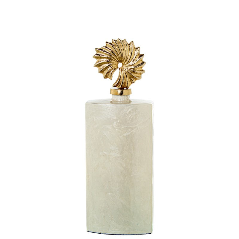 Garrafa Decorativa com Tampa Dourada
