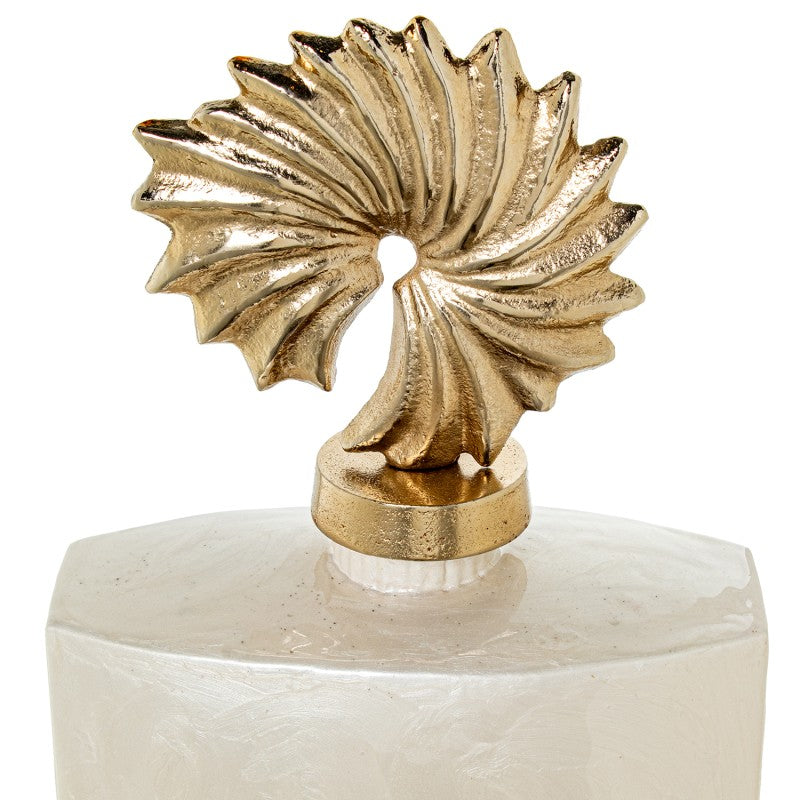 Garrafa Decorativa com Tampa Dourada