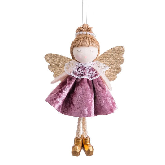 Boneca anjo pendente
