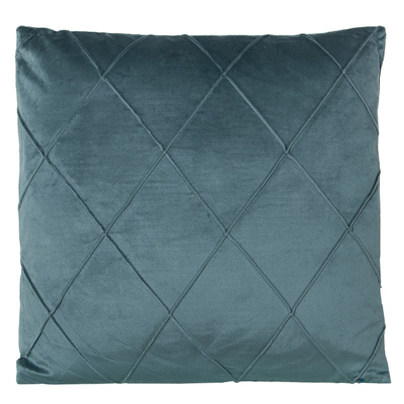 ALMOFADA VELUDO TURQUESA 45CM
