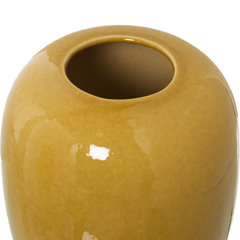 JARRO DECORATIVO MOSTARDA