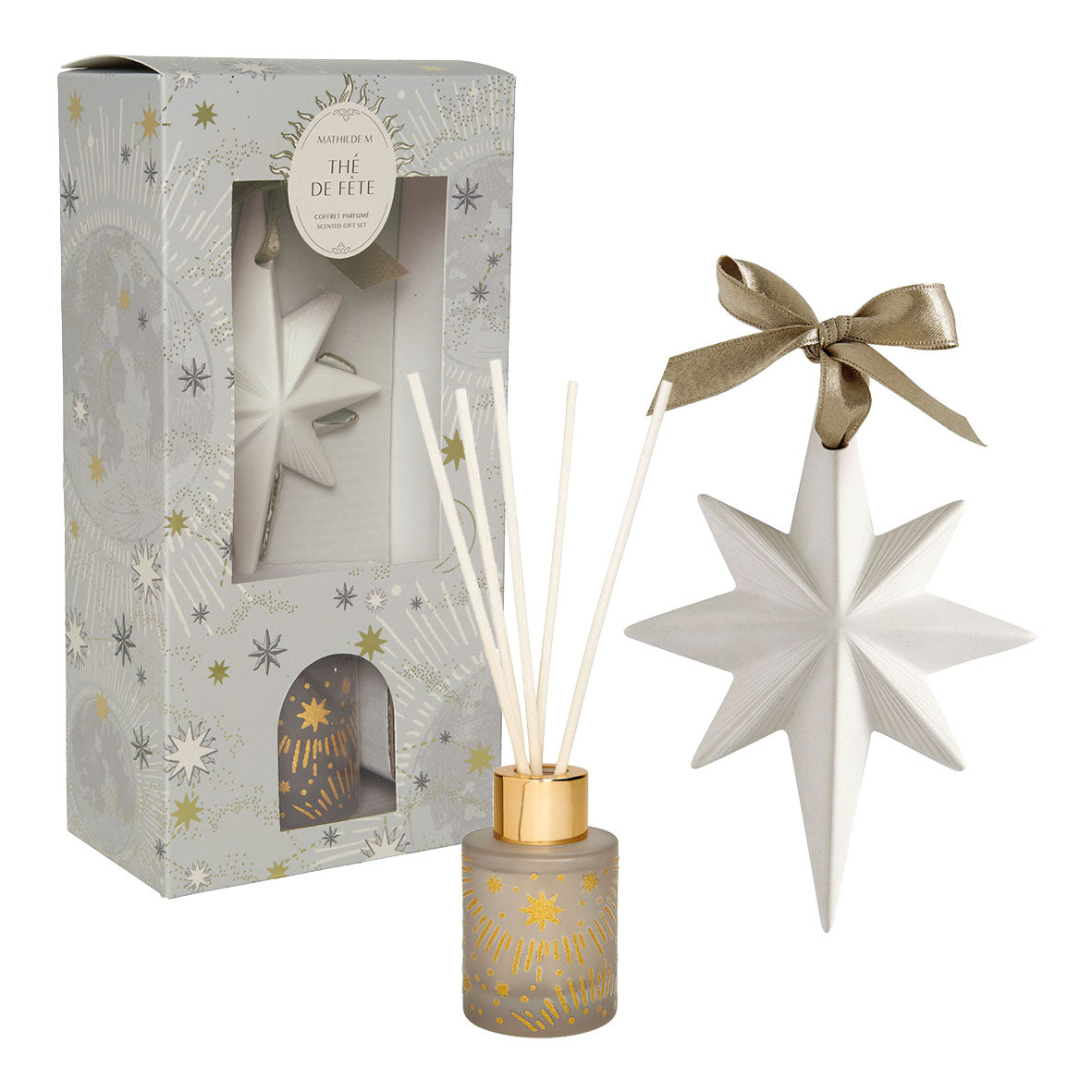 Coffret mikado e gesso grande perfumes de Natal - Thé de Fête