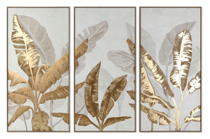 CONJUNTO QUADROS PALMERAS (3 PEÇAS)