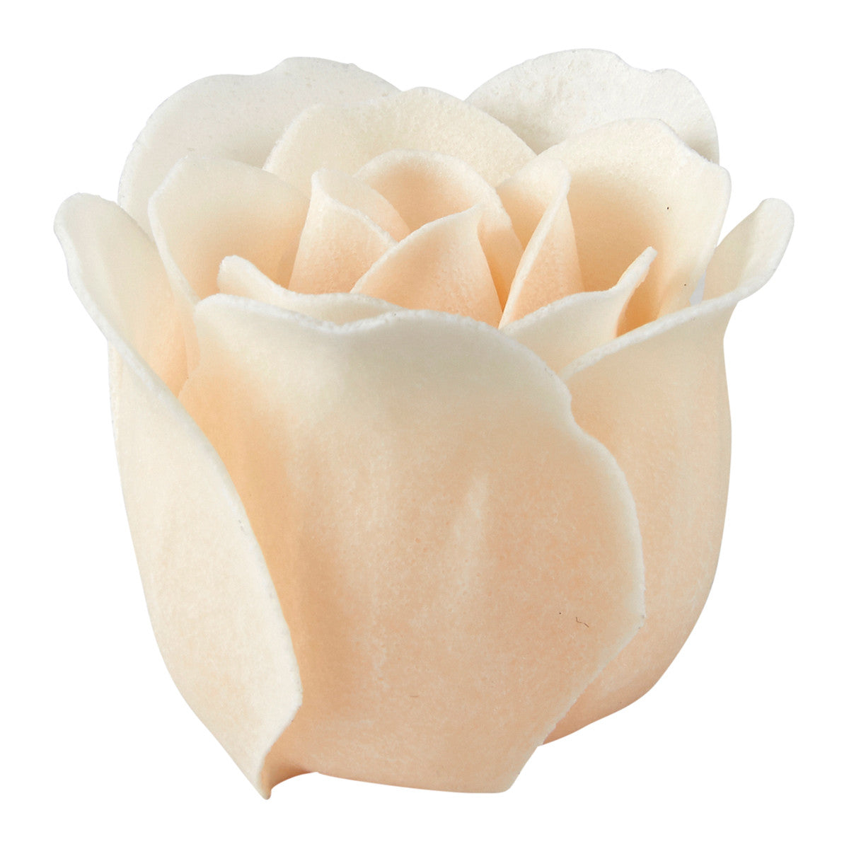 Caixa com 12 rosas em folhas de sabonete branco e nude - Perfume Rose