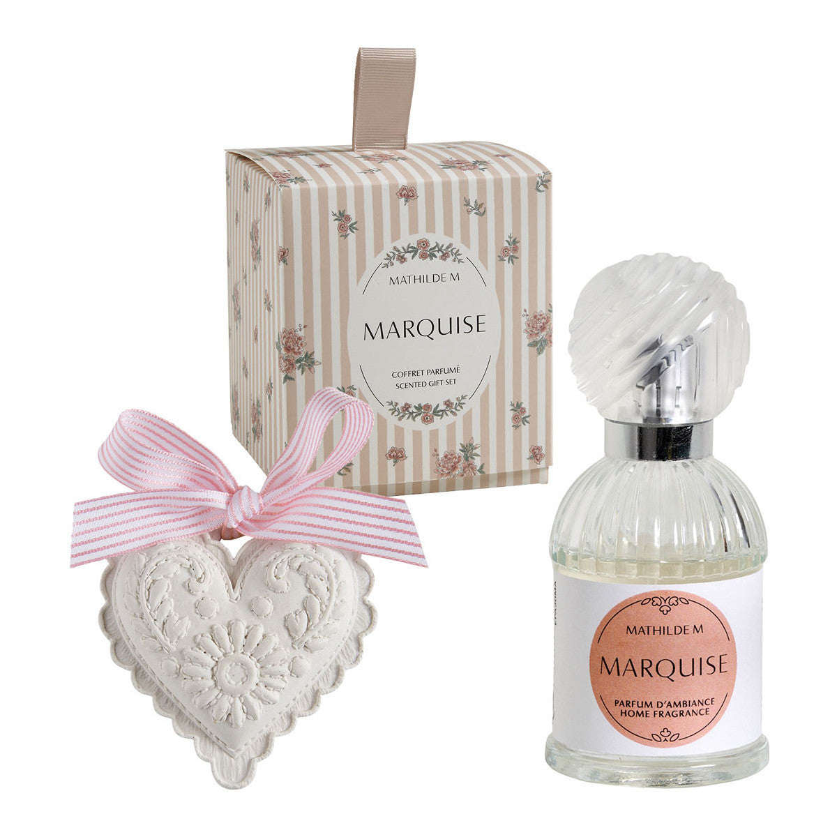 Coffret fragrâncias MARQUISE - gesso e perfume ambiente 30ml -