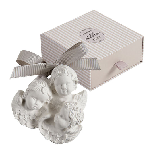 Decoração Perfumada Querubins - Flor de Algodão